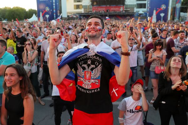 جماهير منتخب روسيا - سبوتنيك عربي