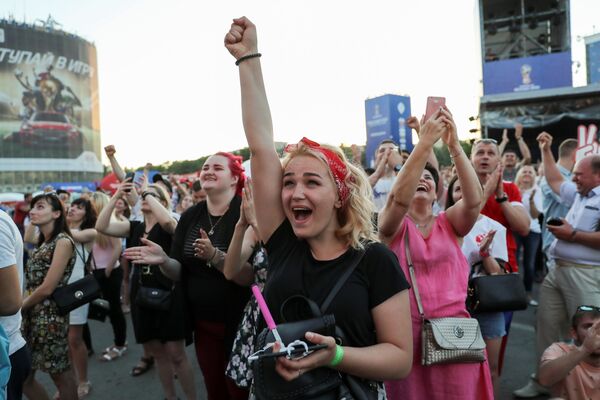 جماهير منتخب روسيا - سبوتنيك عربي