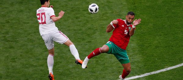 مباراة المغرب وإيران - سبوتنيك عربي