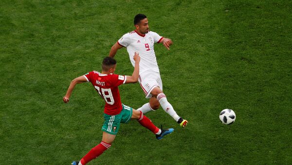 مباراة المغرب وإيران - سبوتنيك عربي