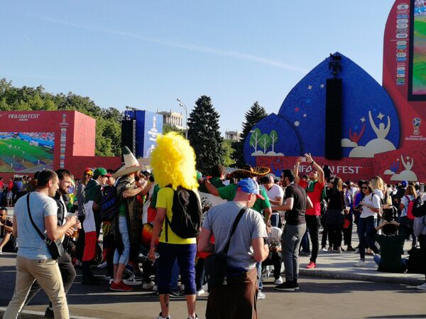 أجواء مباريات كأس العالم من العاصمة الروسية موسكو - سبوتنيك عربي