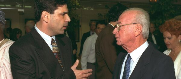 الوزير السابق سيجيف مع اسحق رابين في القدس - سبوتنيك عربي