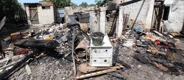 آثار القصف في جمهورية دونيتسك الشعبية - سبوتنيك عربي