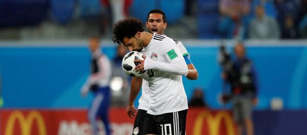 لاعب المنتخب المصري محمد صلاح - سبوتنيك عربي