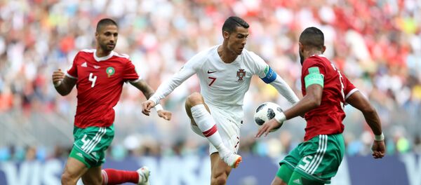مباراة المغرب والبرتغال - كريستيانو رونالدو - سبوتنيك عربي