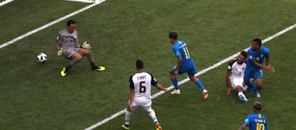 البرازيل تفوز على كوستاريكا (2-0) كأس العالم روسيا 2018 البرازيل تفوز على كوستاريكا (2-0) كأس العالم روسيا 2018 - سبوتنيك عربي