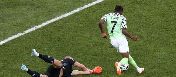 مباراة نيجيريا وآيسلندا، الجمعة 22 يونيو/حزيران 2018 - سبوتنيك عربي