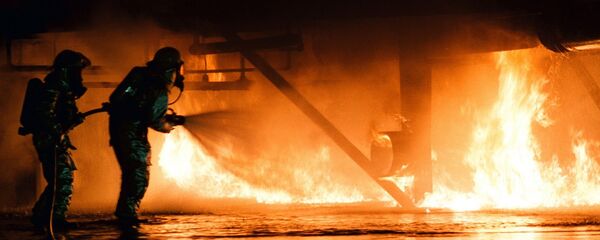 حريق داخل طائرة - سبوتنيك عربي