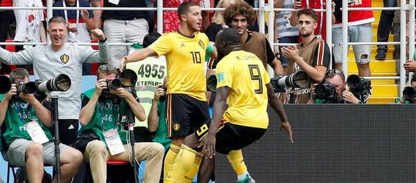 مباراة بلجيكا وتونس في كأس العالم روسيا 2018 - سبوتنيك عربي