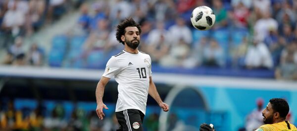 محمد صلاح مباراة مصر والسعودية - سبوتنيك عربي