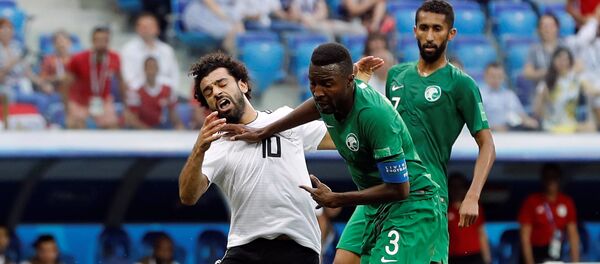 محمد صلاح مباراة مصر والسعودية - سبوتنيك عربي