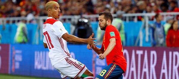 مباراة إسبانيا والمغرب في كأس العالم 2018 - سبوتنيك عربي