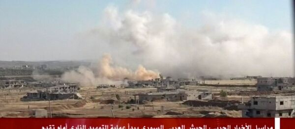 عمليات الجيش السوري في ريف درعا بالجنوب السوري - سبوتنيك عربي