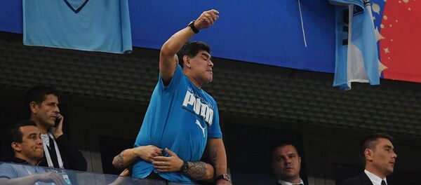 اللاعب الأرجنتيني مارادونا - سبوتنيك عربي