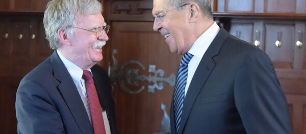 لقاء وزير الخارجية الروسي سيرغي لافروف وجون بولتون - سبوتنيك عربي