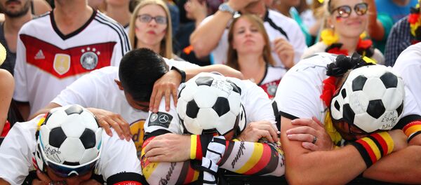 الجماهير الألمانية بعد الخروج من كأس العالم 2018 - سبوتنيك عربي