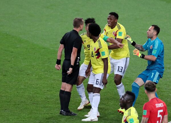 حكم مباراة إنجلترا وكولومبيا - سبوتنيك عربي