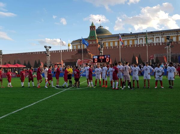 مباراة في الساحة الحمراء بين مسؤولين قطريين وروس - سبوتنيك عربي