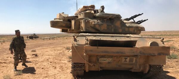 قوات الجيش السوري في محافظة درعا، على الحدود السورية الأردنية، سوريا، الأردن - سبوتنيك عربي