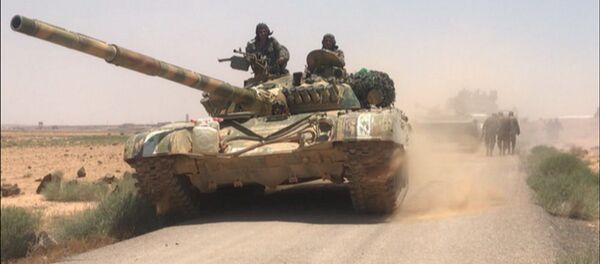 قوات الجيش السوري في محافظة درعا، على الحدود السورية الأردنية، سوريا، الأردن - سبوتنيك عربي