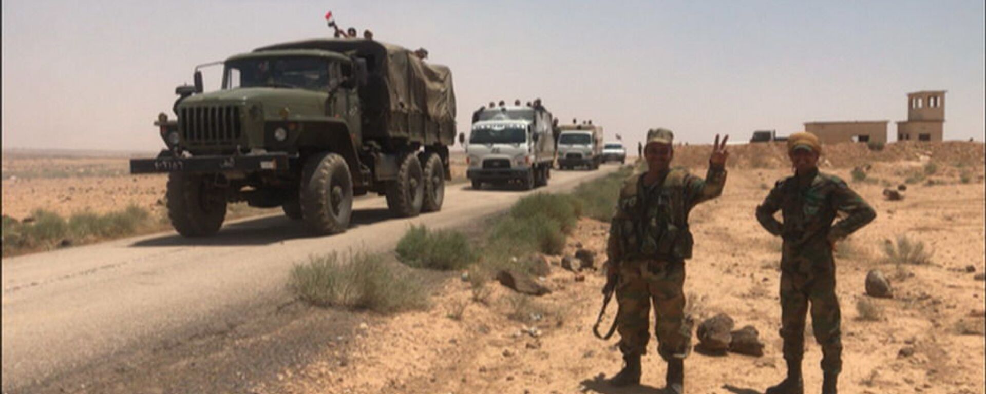 قوات الجيش السوري في محافظة درعا، على الحدود السورية الأردنية، سوريا، الأردن - سبوتنيك عربي, 1920, 04.09.2022