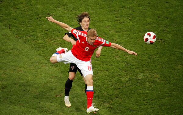مباراة روسيا وكرواتيا - سبوتنيك عربي
