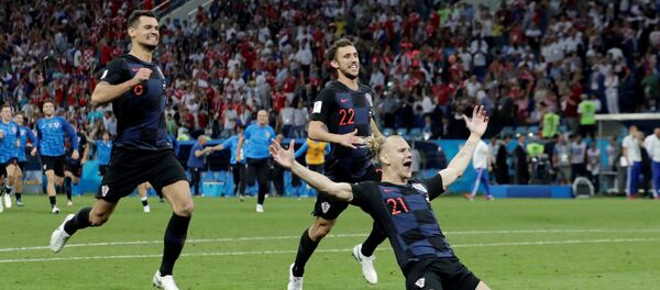 المنتخب الكرواتي في مباراة روسيا - سبوتنيك عربي