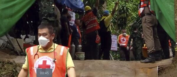 عمليات البحث والإنقاذ، الأطفال العالقين في الكهف، أطفال الكهف، تايلاند 8 يوليو/ تموز 2018 - سبوتنيك عربي