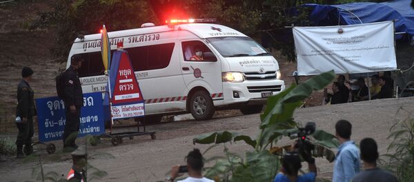 عمليات البحث والإنقاذ، الأطفال العالقين في الكهف، أطفال الكهف، تايلاند 8 يوليو/ تموز 2018 - سبوتنيك عربي