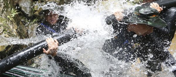 عمليات البحث والإنقاذ، الأطفال العالقين في الكهف، أطفال الكهف، تايلاند 7 يوليو/ تموز 2018 - سبوتنيك عربي