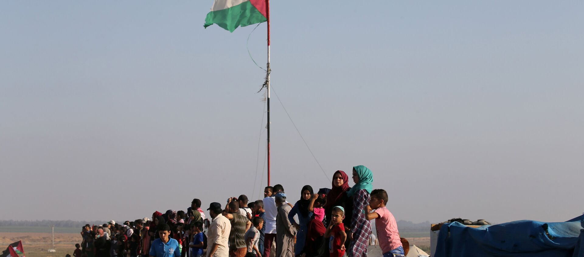 احتجاجات في قطاع غزة، فلسطين 6 يوليو/ تموز 2018 - سبوتنيك عربي, 1920, 11.09.2018