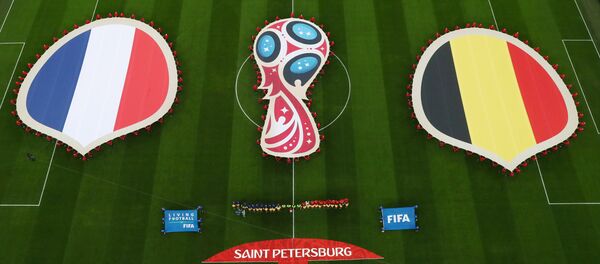 مباراة فرنسا و بلجيكا في الدور نصف النهائي لكأس العالم 2018 - سبوتنيك عربي