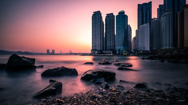 دونغ باك (Dongbaek Park) في مدينة بوسان، كوريا الجنوبية - سبوتنيك عربي