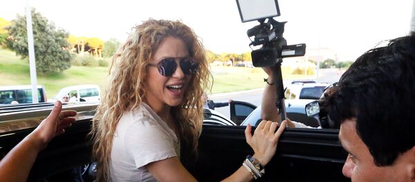 المطربة الكولومبية شاكيرا في مطار بيروت الدولي، 12 يوليو/تموز 2018 - سبوتنيك عربي