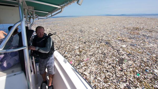 Пластиковый мусор в море у Карибских островов - سبوتنيك عربي