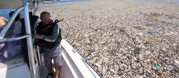 حطام البلاستيك في البحر الكاريبي - سبوتنيك عربي