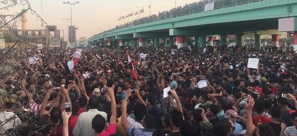 مظاهرات العراق - سبوتنيك عربي