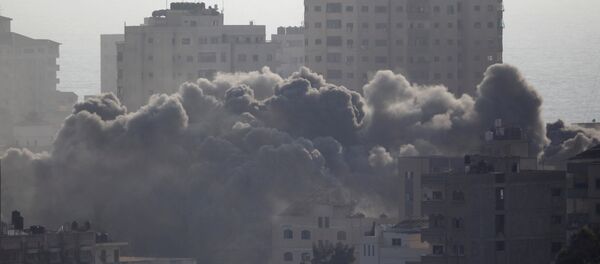 قصف إسرائيلي على قطاع غزة، 14 يوليو/تموز 2018 - سبوتنيك عربي