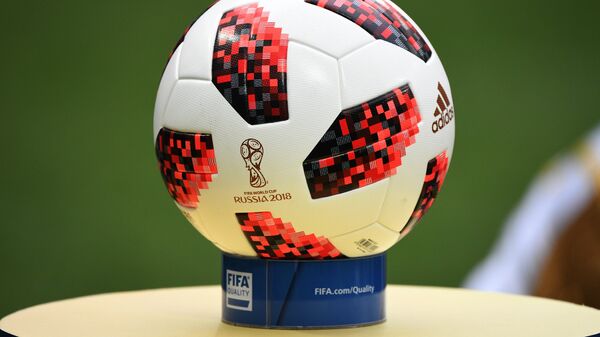 كرة نهائي كأس العالم بين فرنسا وكرواتيا - سبوتنيك عربي