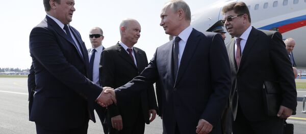 وصول الرئيس بوتين إلى هلنسكي - سبوتنيك عربي