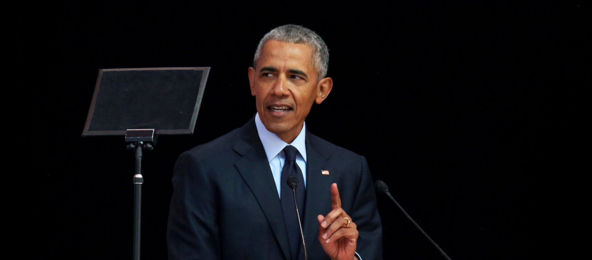 الرئيس الأمريكي السابق باراك أوباما يلقي محاضرة نلسون مانديلا السنوية الـ 16، في جوهانسبرج بجنوب أفريقيا، 17 يوليو/تموز 2018 - سبوتنيك عربي, 1920, 09.05.2021