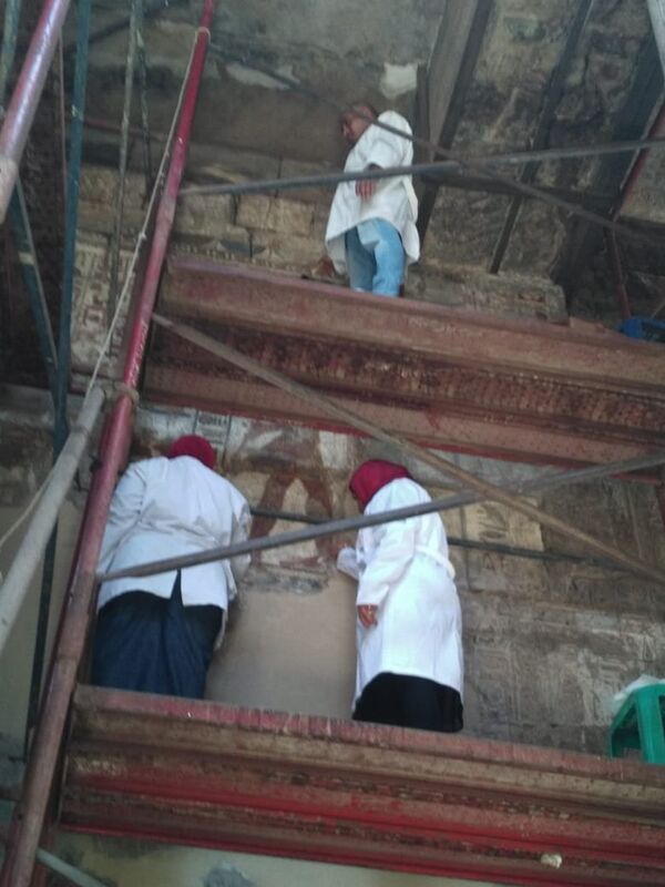 ترميم مقصورة الإسكندر الأكبر بمعبد الأقصر - سبوتنيك عربي