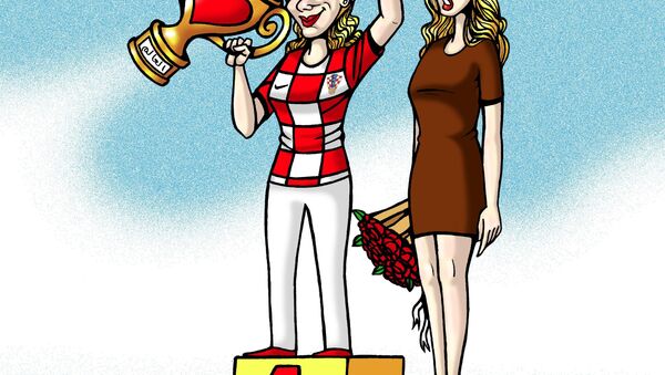 رئيسة كرواتيا تأسر قلوب المعجبين في كافة أنحاء العالم - سبوتنيك عربي