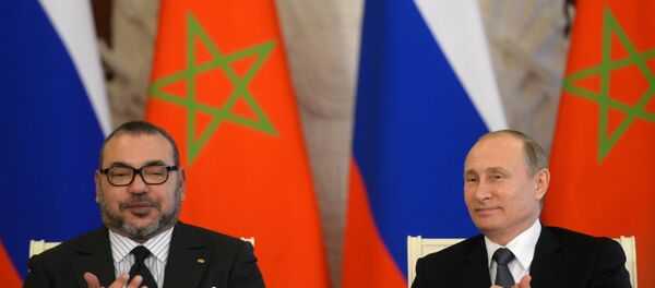 بوتين وملك المغرب - سبوتنيك عربي
