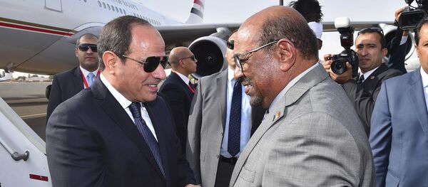 الرئيس البشير يستقبل الرئيس السيسي - سبوتنيك عربي