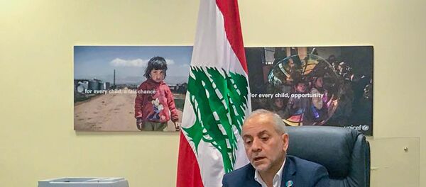 وزير الدولة اللبناني لشؤون النازحين معين المرعبي وزير الدولة اللبناني لشؤون النازحين معين المرعبي - سبوتنيك عربي