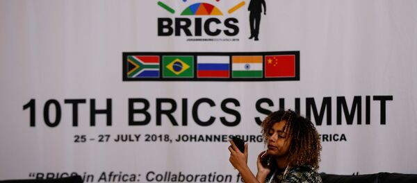 التحضيرات لانعقاد قمة بريكس 2018 في جوهانسبرغ، جنوب أفريقيا 24 يوليو/ تموز 2018 - سبوتنيك عربي