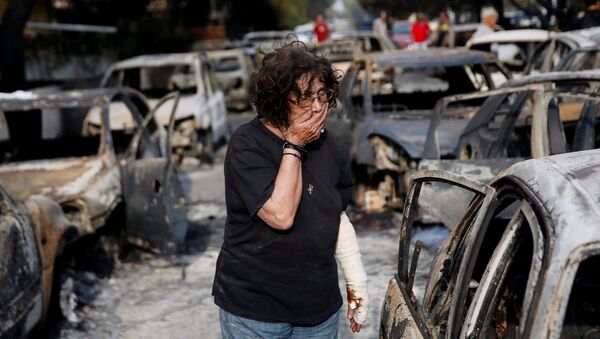 تراجيديا اليونان - ما بعد الحرائق الهائلة، 24 يوليو/ تموز 2018 - سبوتنيك عربي
