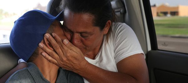 أطفال المهاجرين من دول أمريكا الوسطى في أمريكا - سبوتنيك عربي