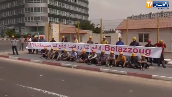 احتجاجات للعمال الصينيين في الجزائر احتجاجات للعمال الصينيين في الجزائر - سبوتنيك عربي